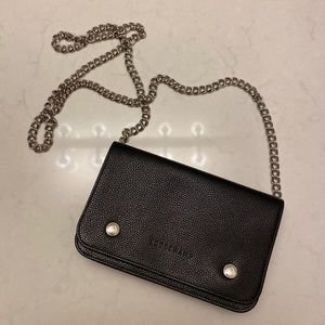 Like New Longchamp Le Foulonne Wallet on Chain